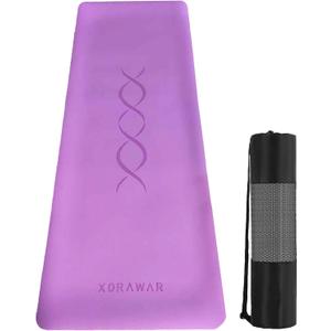 Natural Rubber Workout Mat with Bag | Thick Rubber mat 4.5 mm | Non Slip Yoga Mat Non Slip| Gym Mats for Home Gym Floor Mat, Home Exercise Mats for Home Workout Accessories, Fitness Mat, Workout Mats for Home Gym, Yoga Matt, Stretching Mat, Thick Exercise Mat, 72"L x 26.7"W x 0.17"Th