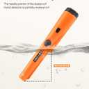 Dmyond Metal Detector Pinpointer - Professional Waterproof Handheld Pin Pointer Wand - High Sensitivity 360 Detection - Search Treasure Pinpointing Finder Probe for Adults, Kids - Orange