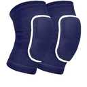 MINILUJIA Soft Breathable Knee Pads for Kid Elastic Nonslip Sponge Sleeves Flexible Children Knee Support Protector Sleeves Cover One Pair (Medium, Blue)