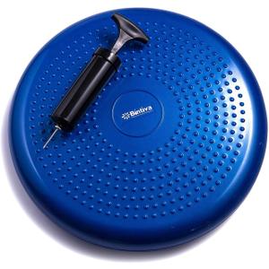 Wobble Cushion Balance Disc - Wobble Disc & Wiggle Seat, Balance Pads for Physical Therapy, Wobble Disk, Sensory Room Equipment - Wobble Seat (Blue)