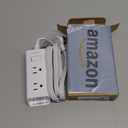 Cruise Essentials - Flat Plug Power Strip, Addtam 5 ft Ultra Flat Extension Cord with 6 Outlets Extender, No Surge Protector for Cruise Ship, Travel, Dorm, Home Office, ETL Listed (White)