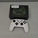 Wireless Switch Controller for Nintendo Switch 2/Switch 1/Lite/OLED Controller, Switch Controller with a Mouse Touch Feeling on Back Buttons, Extra Switch Pro Controller with Wake-up,Programmable, Turbo Function (White-LED Light)