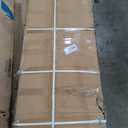 Wood Storage Shed - 98" Galvanized Steel Firewood Rack with Slanted Roof, Outdoor Log Holder & Shelter for Patio/Backyard (Dark Gray)