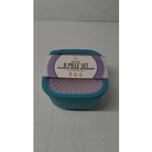 8 Pack Set Plastic Storage Food