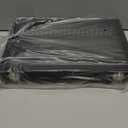 Jenseits Necklace Organizer Box, Tray with Clear Lid, Velvet Dustproof Necklaces Holder Storage Display Case, 20 Hooks Glass Top Jewelry Tray Drawer Insert for Pendant Bracelet (1-Black)