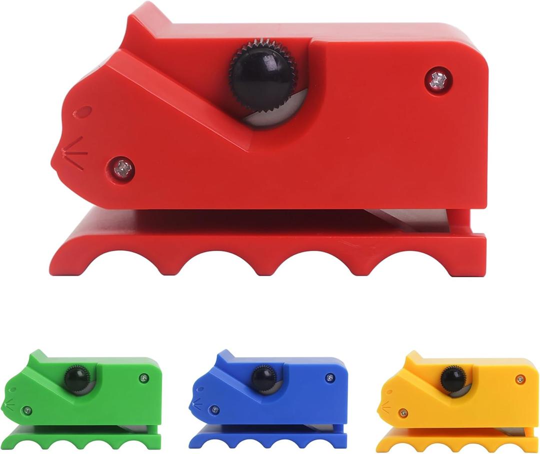 2 x 2025 Cat Cardboard Cutter 3D Printed Handheld Cardboard Cutting Tool A Great Tool to Build House for Cats (red)