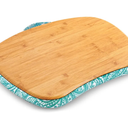 Lap Laptop Desk - Portable Lap Desk with Pillow Cushion, Fits up to 15.6 inch Laptop for Home Office Students Use as Computer Laptop Stand, Book Tablet(1-Light Brown)