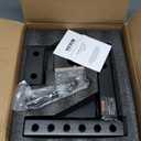 VEVOR Adjustable Trailer Hitch, Fit 2-Inch Receiver, Trailer Hitch Ball Mount with 2-Inch Ball & Pin, 7500 lbs Capacity Ball Hitch, 9-Inch Drop, Tow Hitch for Heavy Duty Truck with Carbon Steel, Black