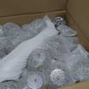 VINCIGANT4Sets 5 Arm Crystal Candelabra Centerpieces for Wedding,29.5Inches Tall Silver Metal Candlestick Holders with 5 Flower Bowl Holder for Anniversary Bathroom Party Home Decoration