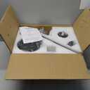 52 inch Ceiling Fans with Lights and Remote, Dimmable 3 Color temperatures LED, Reversible with Quiet DC Motor, 3 Blade High CFM Indoor Outdoor Modern Ceiling Fan for Bedroom Living Room (Black)