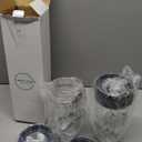 7 Pieces nutribullet Blender Cups & Blade Replacement Set 32oz Huge Cup with 1 Flip-Top To-Go Lid and 1 Lid Ring & Premium Extractor Blade with Compatible with NutriBullet 600w/900w Blender