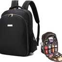 MAXPAND Large Backpack Bag Organizer for Barbers Clippers and Supplies Portable Hairstylist Clipper Backpack Travel Barber Shop Tools Bag 3 in 1 (BLACK), 19 INCHES