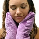 Mars Wellness Heated Microwavable Booties - Microwavable Socks Heated Booties for Women and Men - Herbal Hot/Cold Deep Slippers Women (Mauve) (Pack of 1)