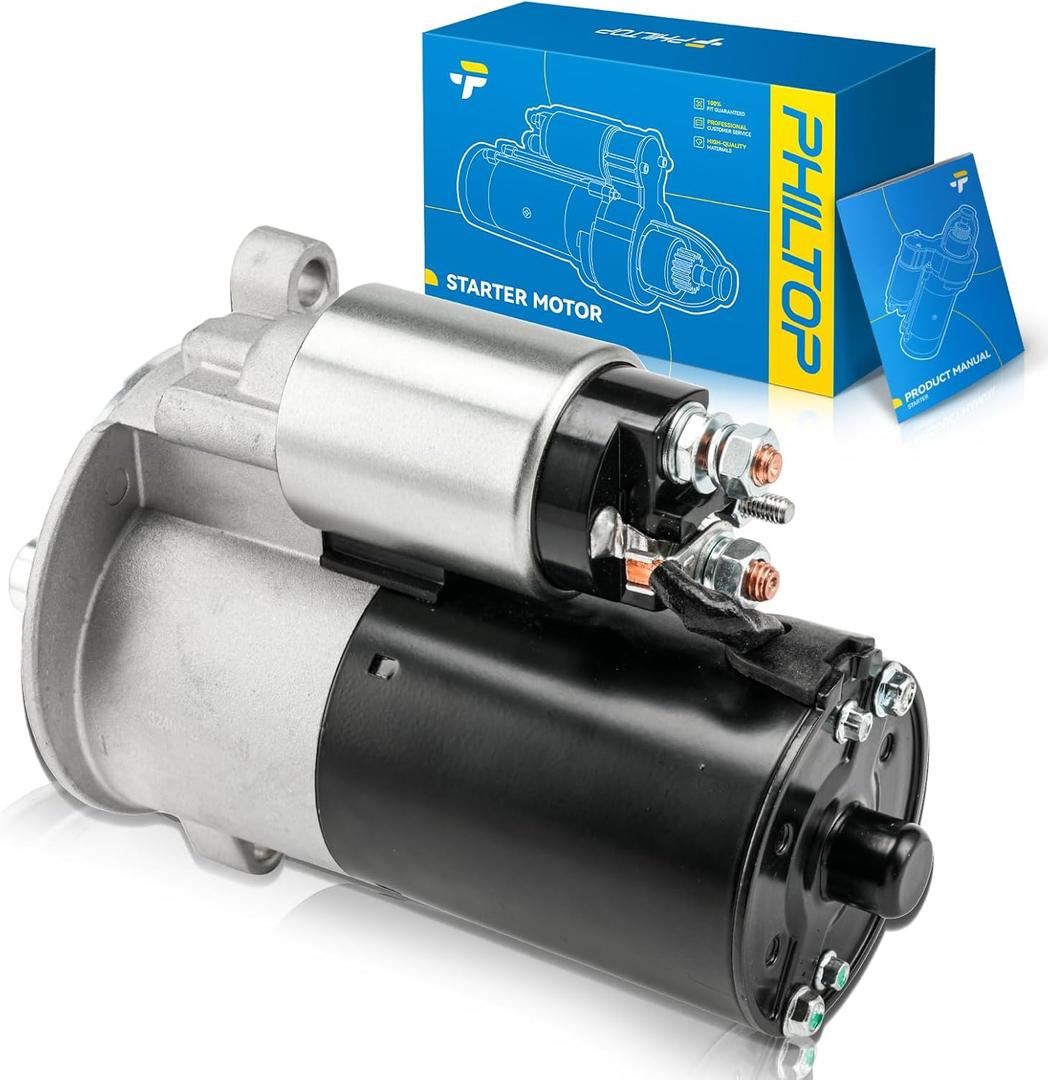 PHILTOP 3240N NEW Starter Compatible with Ford, Mazda, 1990-2011 Ranger, 1991-2002 Explorer, 2005-2009 Mustang, 2002-2003 Explorer Sport Trac, 1994-2009 B4000, 1991-1994 Navajo, 1.4KW 12V CW 10 Teeth