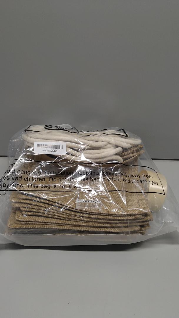 20 Pack Kraft Gift Basket with Handles