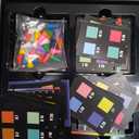 HUES and CUES - Vibrant Color Guessing Board Game for 3-10 Players Ages 8+, Connect Clues and Guess from 480 Color Squares