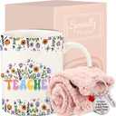 DHQH Birthday Gifts, Thank You Gifts for New Teacher, 11oz Teacher Coffee Mug Gift Set