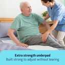 Medline Ultrasorbs Advanced Extra Strength Drypads, 30" x 36", 70 Count, Super Absorbent Disposable Pads, Incontinence Bed Pads, Chucks Bed Pads, Elderly, 350 lb Repositioning Capacity