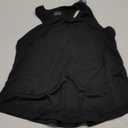 Women's Workout Tops Racerback Athletic Tank Tops Sleeveless Loose Fit Yoga Running Gym Shirts for Women(Black, S)