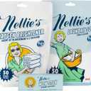 Nellies Complete Laundry Bundle Concentrated Laundry Soda (50 Loads), Oxygen Brightener (50 scoops) & WOW Stick Stain Remover