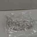 Mikinona Bride Rhinestone Crown for Girls Lightweight Headpiece for Weddings Parties and Photography Design for -term Wear Elegant Fairy Crown Accessory (15X12X6CM, Silver)