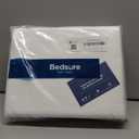 Bedsure White Duvet Cover King Size - 3 Pieces Prewashed Cotton-Like Polyester Extra Soft Bedding Set, Includes 1 Duvet Cover 104x90 Inches with Zipper Closure & 2 Pillow Shams, Comforter Not Included