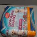 Simple Solution Disposable Dog Diapers, Female Dog Diapers, Puppy Potty Training, Incontinence and Heat Cycle Protection, Large Diapers for Dogs, 18-27 Inch Waist, 30 Count