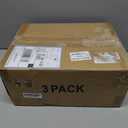 Clear Storage Bin with Lid 3 Pack Stackable & Sturdy Plastic Multifunctional Folding Storage Bins for Bedroom, Living Room, Study,Room, 23 QT Folding Box with Magnetic Door (White)