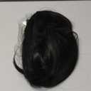 SEIKEA 35 Inch Clip in Ponytail Extension Wrap Around Long Straight Pony Tail Hair Synthetic Hairpiece for Women - Black