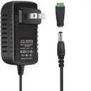 inShareplus 12V 1A 12W LED Power Supply, Wall Mounted AC/DC Switching Power Supply, AC 100-240V to DC 12 Volt Adapter, Charger, Transformer for LED Strip Light with 5.5/2.1 DC Female Barrel Connector