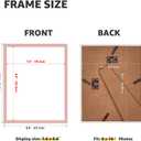 Giftgarden 8x10 Pink Picture Frame Set of 4, 8 by 10 Photo Frames for Wall and Tabletop Display