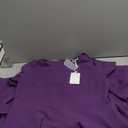 GRACE KARIN Women's Fit and Flare Work Dress 2026 3/4 Sleeve Elegant Cocktail Dresses Church Office Dress (Purple, XL)