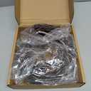 Hairui Lighted Garland Snow Flocked with Timer 6FT 48 LED Battery Operated Pre-lit Twig Vine Firepalce Mantle Table Winter Christmas Decoration Indoor Outdoor