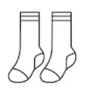 Long Socks 7 Pairs S/M 