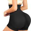 Nebility Butt Lifter Padded Shapewear High Waist Hip Enhancer Pads Shorts Women Seamless Underwear Tummy Control Panty, XS/S