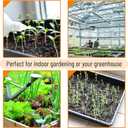 Mr. Pen- Plastic Growing Trays, 5Pack, Black, 17x10, Plant Tray, Seed Tray, Seedling Tray, Propagation Tray, Plant Trays for Seedlings, Planting Trays, Microgreens Growing Trays, Seedling Starter Tray