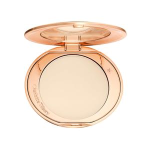 Charlotte Tilbury Airbrush Flawless Finish Setting Powder - Pore-Blurring Pressed Powder for Face Makeup to Minimize Shine with a Soft-Focus Finish - 1 Fair