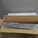 52" Walnut Wood Ceiling Fans,Outdoor Ceiling Fan without Light for Patios,3 Blade Small Propeller Fan Ceiling Mount for Outside Pergola,6 Speed Reversible Quiet DC Motor Fan for Bedroom (Deep Walnut Blades + Black Body)