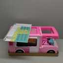 Barbie 3-in-1 DreamCamper Vehicle, Approx. 3-ft, Transforming Camper with Pool, Truck, Boat and 60 Accessories, Makes a Great Gift for 3 to 7 Year Olds, One Size