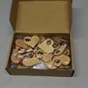 Wedding Favors for Guests Wood Heart Puzzle Keychains Thank You Cards Gift Bag Bridal Shower Souvenir Gifts(25 Set)