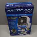 Arctic Air Grip Go Evaporative Cooler, Cordless & Portable Fan with 3 Speeds, Universal Clamp 360 Degrees Head Swivel, USB Charging, 5-Hour Battery, Personal for Home, Office, Car More, White