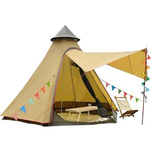 12'x10'x8'Dome Camping Tent 5-6 Person 4 Season Double Layers Waterproof Anti-UV Windproof Tents Family Outdoor Camping Tent | Double Layers, Waterproof, Anti-UV, Windproof, Family, Outdoor