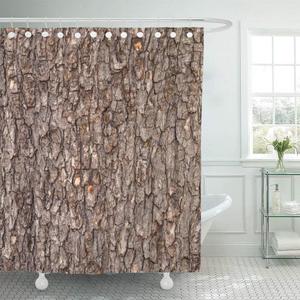 GOOESING Waterproof Shower Curtain Curtains Beige Pine Tree Bark Brown Tileable of The Old Trunk Wood Weathered Abstract Aging Decorative Bathroom (66"W x 72"L (Pack of 1))