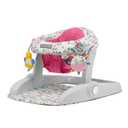 Summer Infant Learn-to-Sit 2-Position Floor Seat (Funfetti Pink) – Sit Baby Up in This Adjustable Baby Activity Seat Appropriate for Ages 4-12 Months – Includes Toys