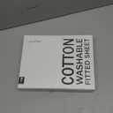 FreshCulture Pure Cotton Fitted Sheets Full Size, 300 Thread Count Percale Sheets for Full Size Bed, Soft & Breathable Cotton Sheets, Luxury Full Size Fitted Sheets Only (Beige)