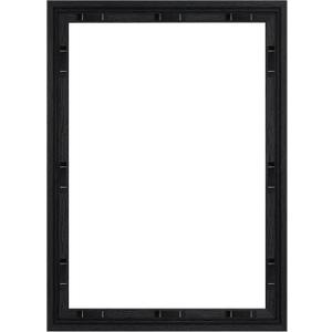 Abtgt 18x24 Canvas Floating Frame with 0.9" Deep, Black Floater Frame for Canvas Paintings with Adhesive, Vertical or Horizontal Wall Art frame for Prints Oil Painting Diamond Decor, 1 Pack.