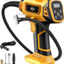 Cordless Tire Inflator Air Compressor for Dewalt 20V Max Battery,150PSI Portable Handheld Air Pump with Digital Pressure Gauge for Cars Motorcycles Bikes Sport Balls(Battery Not Included)