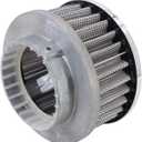 KIPA Chrome Air Cleaner Filter 4" x 2" assembly Fits for carburetor with 2 5/8" or 2 5/16" neck diameter Washable 7151 4354 1489 6475 4790