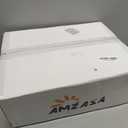 AMZASA Farmhouse Chandelier, 5-Lights Visual Comfort Gold Light, Muted Gold with White Fabric Shade, Linear Island Lighting Fixture for Kitchen, Dining Room