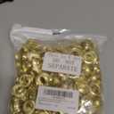 WILLBOND Grommet and Washer Grommet Kit Finish Eyelet for Clothes Fabric Leather Tag Bag(500 Pieces,Gold,1/2 Inch)
